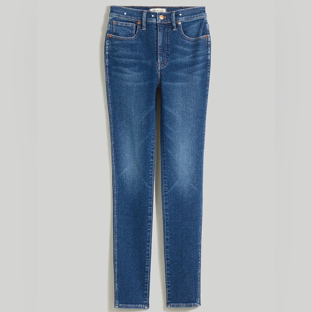 Madewell 10" High Rise Skinny Dark Wash size 27